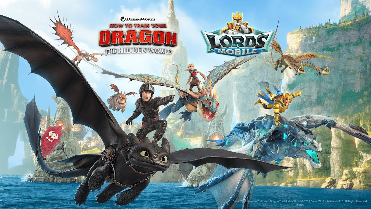 Lords Mobile recebe Como Treinar o seu Dragão 3 - Gamer Spoiler